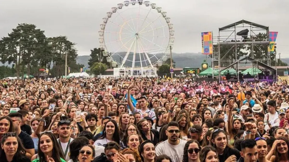 Promotor de eventos analizando segmentos de audiencia en su ordenador